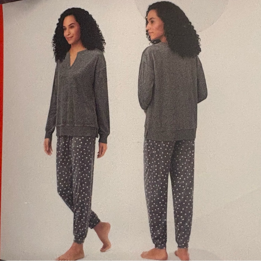 Nautica Women's Charcoal Pajama Set